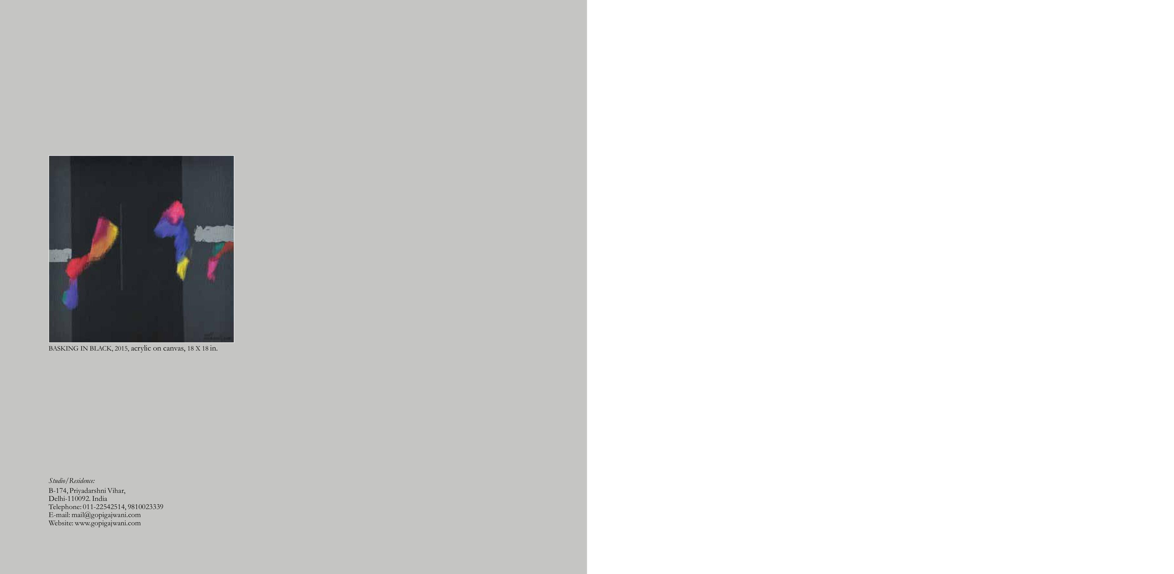 Middle page of the Exhibition Catalogue