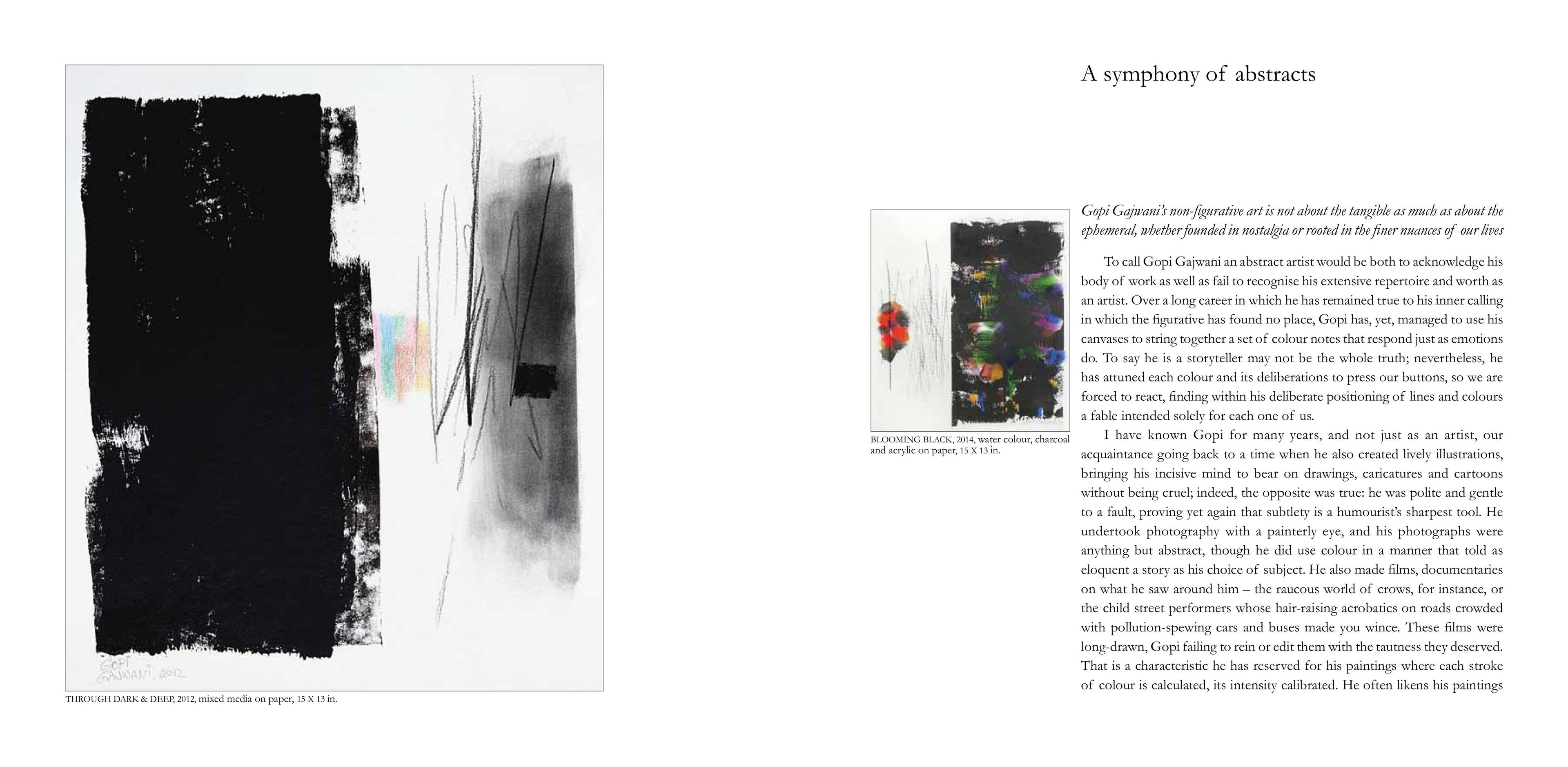 Middle page of the Exhibition Catalogue